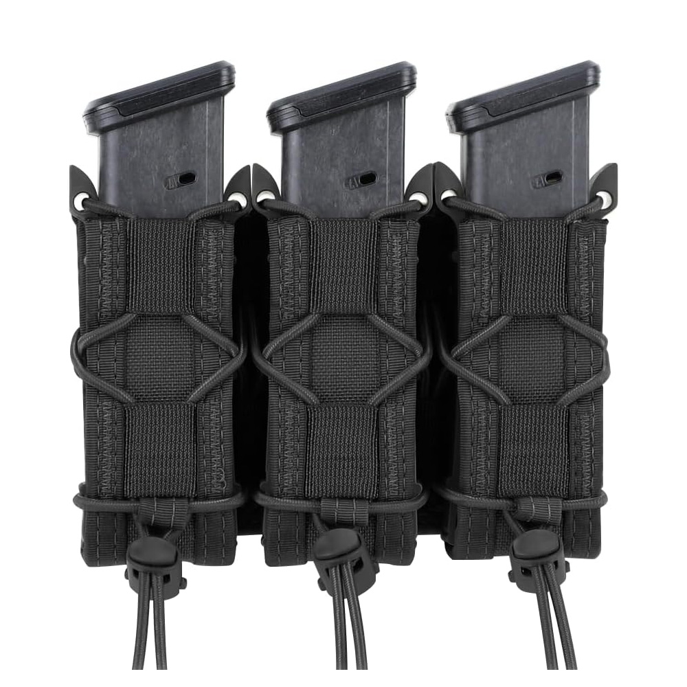 Edc Carry Flashlight - 9mm Pistol Double/Triple Stack Magazine Pouch