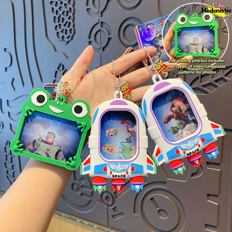 Carabiner Keychain - Toy Story Grating Card 3d Picture