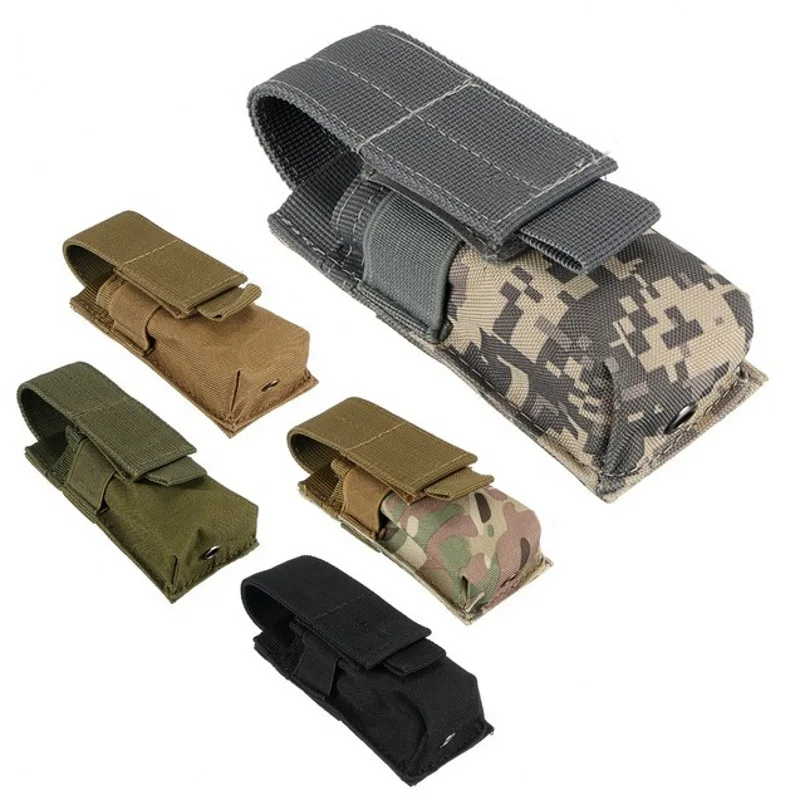 Edc Carry Knife - Molle Tactical M5 Flashlight Pouch 9MM