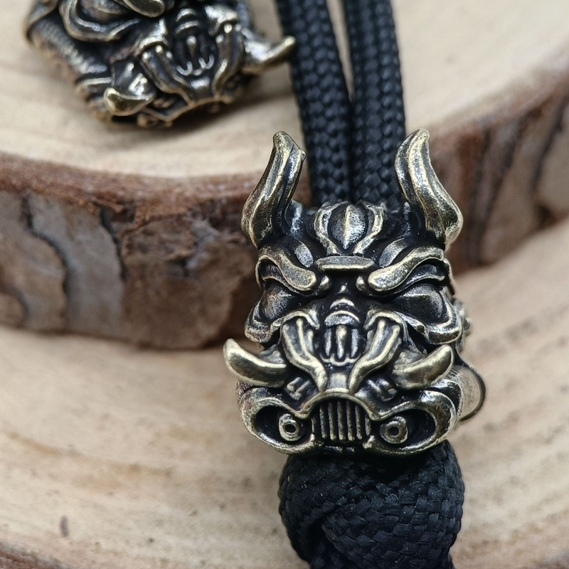 Mecha Dog Head Brass Knife Bea - Edc Carry Knife avaliação e preço