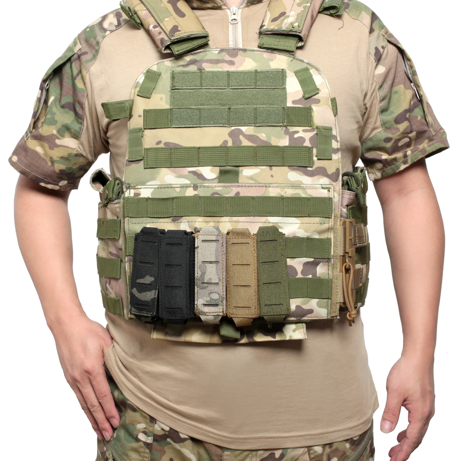 Molle 9mm Magazine Pouch Singl - Edc Carry Flashlight avaliação e preço