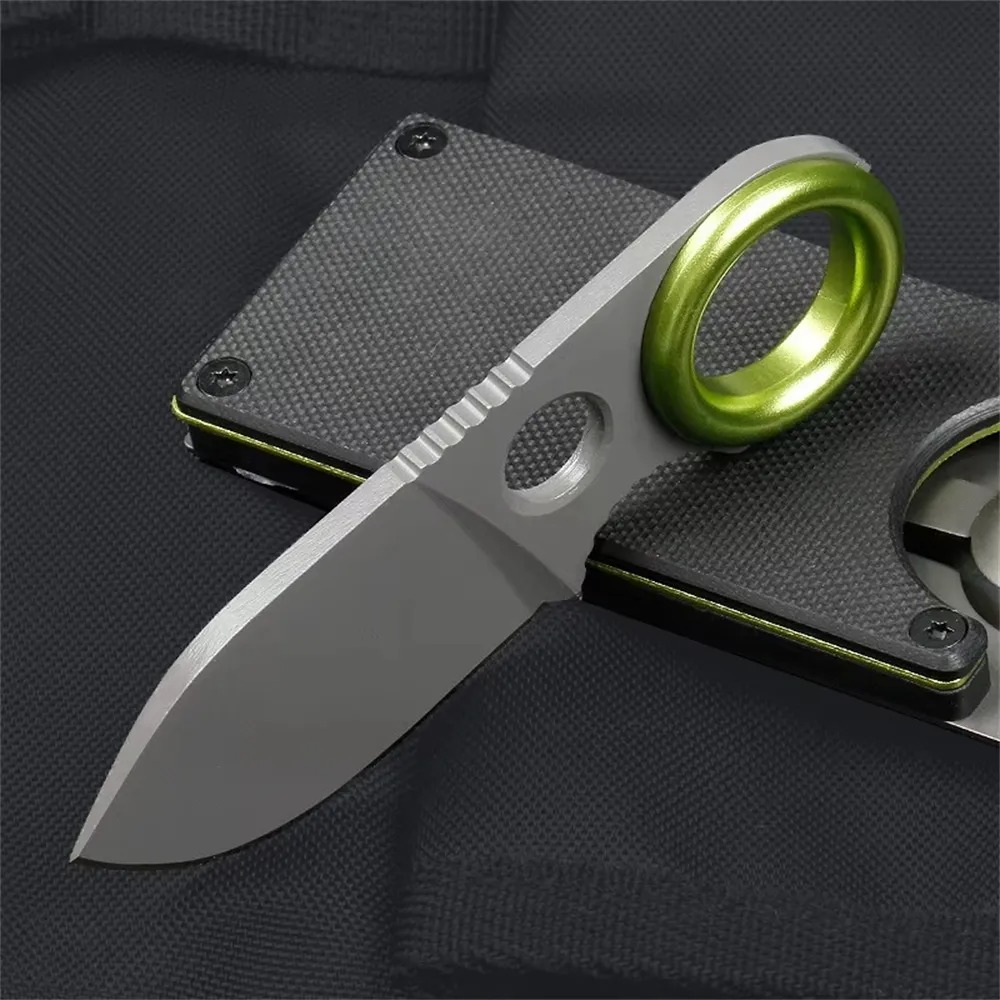 Mini Ring Fixed Blade Knife St - Edc Every Day Carry おもちゃ avaliação e preço