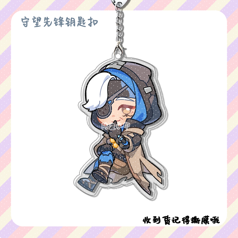 4pcs Anime Game Overwatch  Col - Carabiner Keychain avaliação e preço
