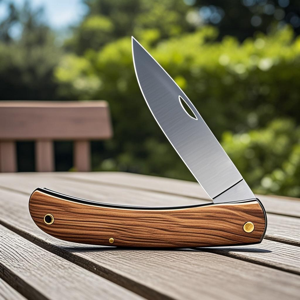Rosewood Handle Pocket Knife S - Edc Daily Carry avaliação e preço