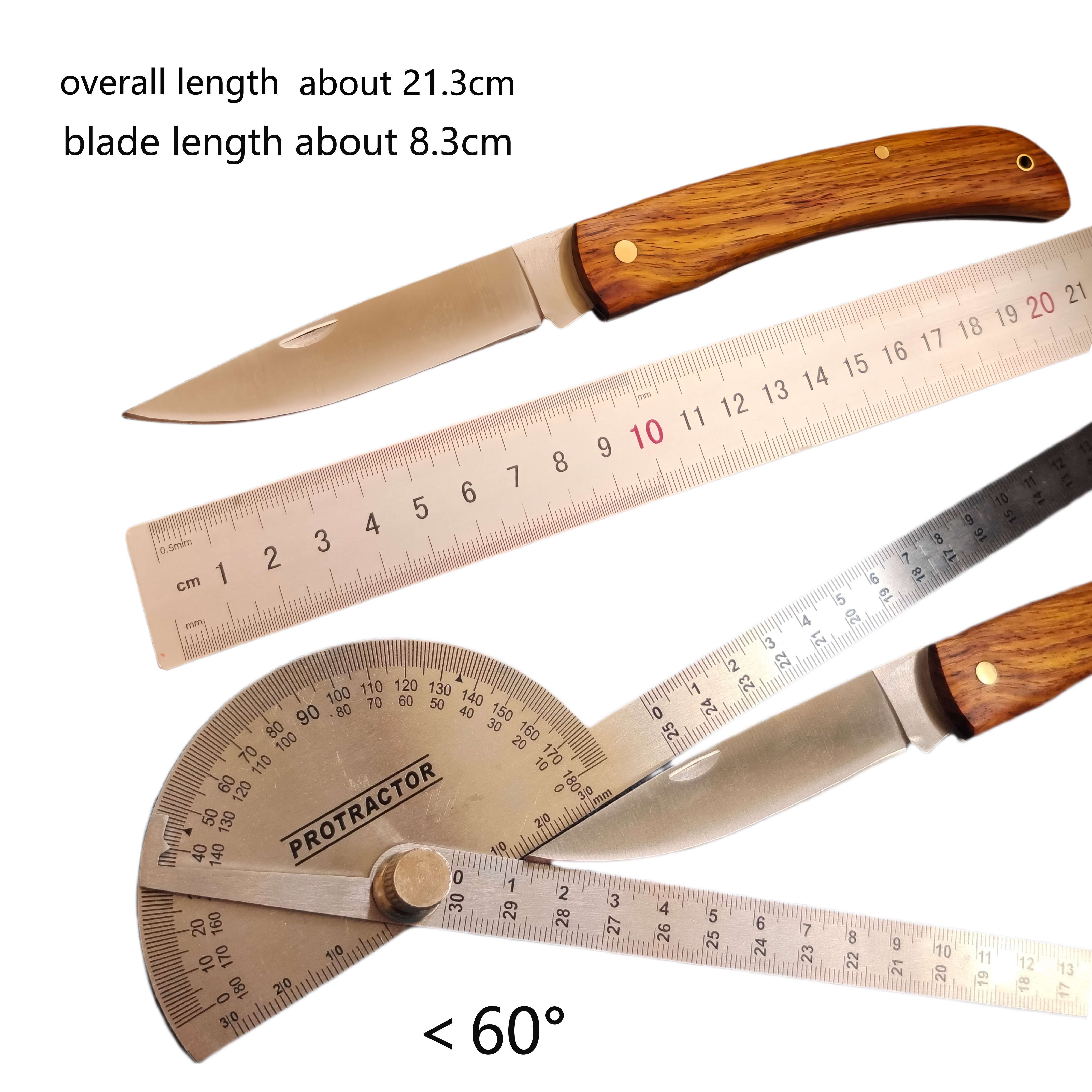 Rosewood Handle Pocket Knife S - Edc Daily Carry avaliação e preço