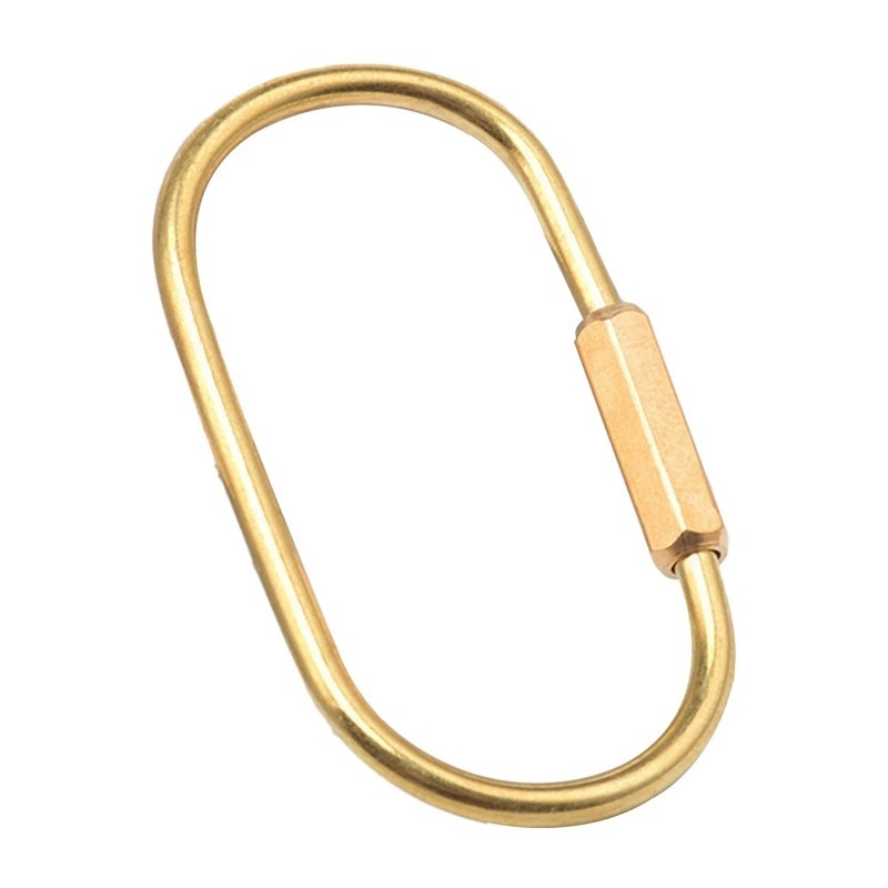 Solid Brass Anti-Lost Keychain - Edc Car Carry avaliação e preço