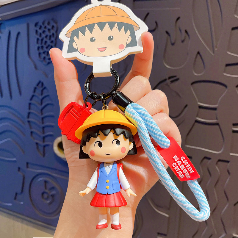 Chibi Maruko-Chan Cute Cartoon - Carabiner Keychain avaliação e preço