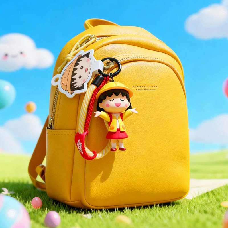 Chibi Maruko-Chan Cute Cartoon - Carabiner Keychain avaliação e preço