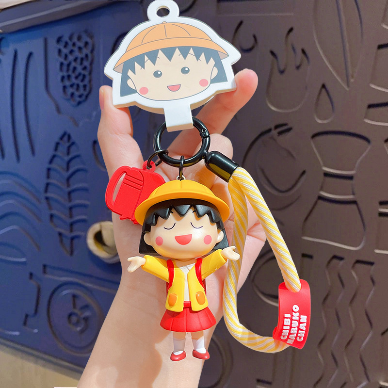 Chibi Maruko-Chan Cute Cartoon - Carabiner Keychain avaliação e preço