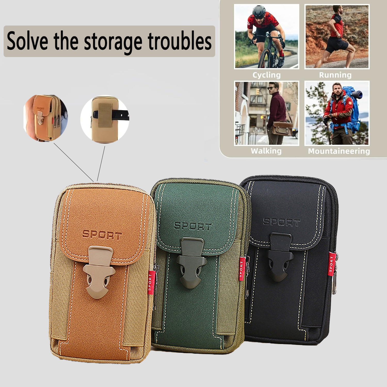 TRALOW Multi Pocket EDC Waist  - Edc Gear Every Day Carry avaliação e preço