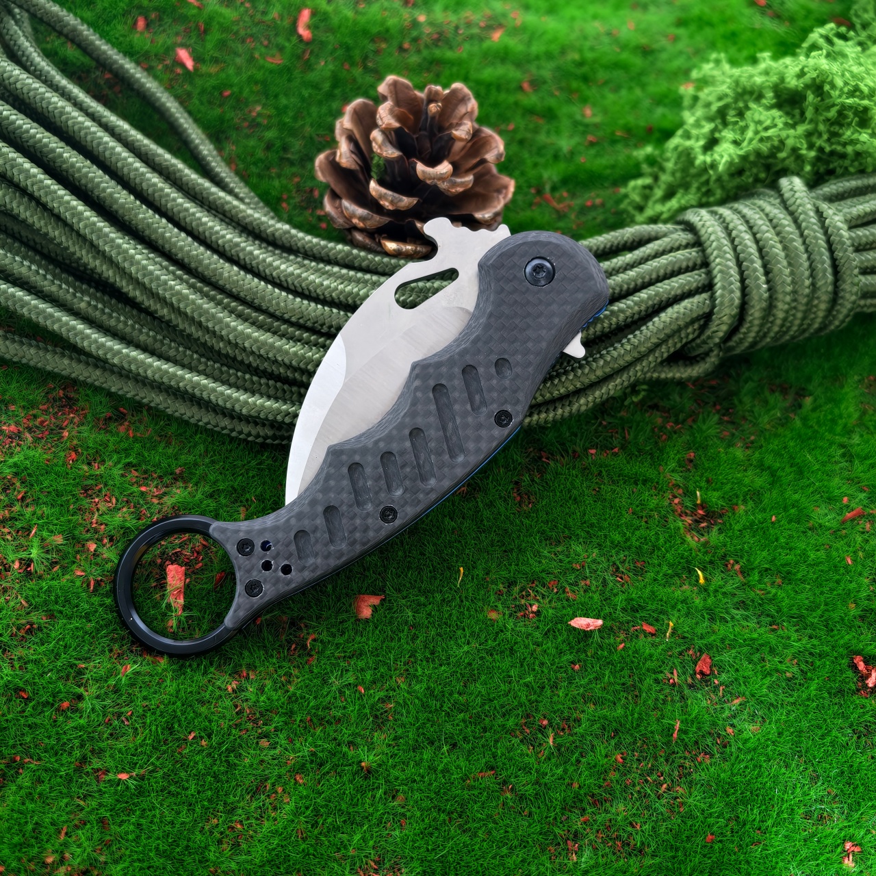 Claw shaped folding knife with - Edc Carry Knife avaliação e preço