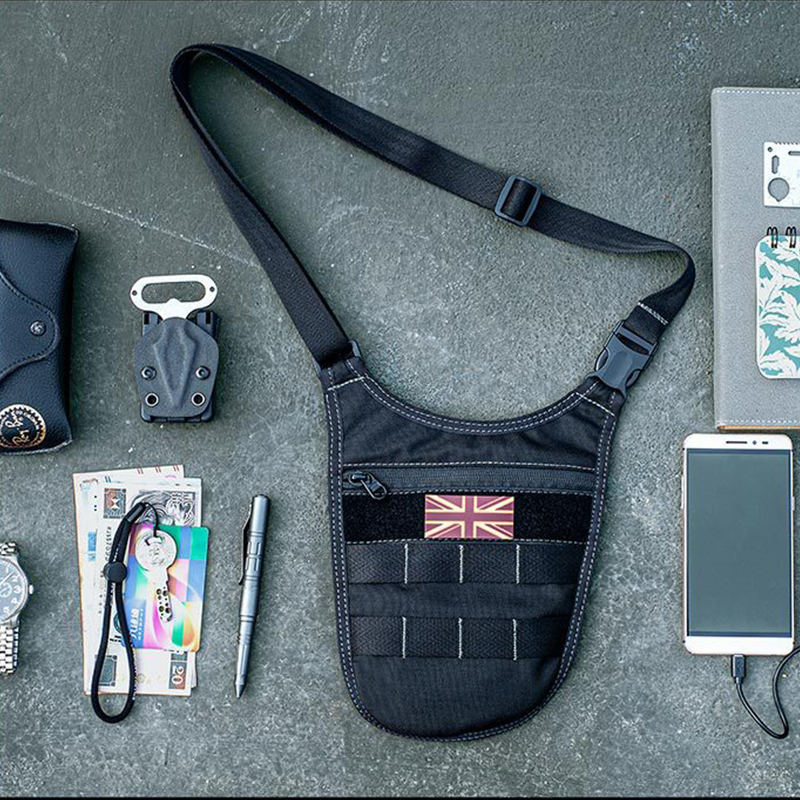 Underarm Tactical Shoulder Bag - Edc Carry Case avaliação e preço