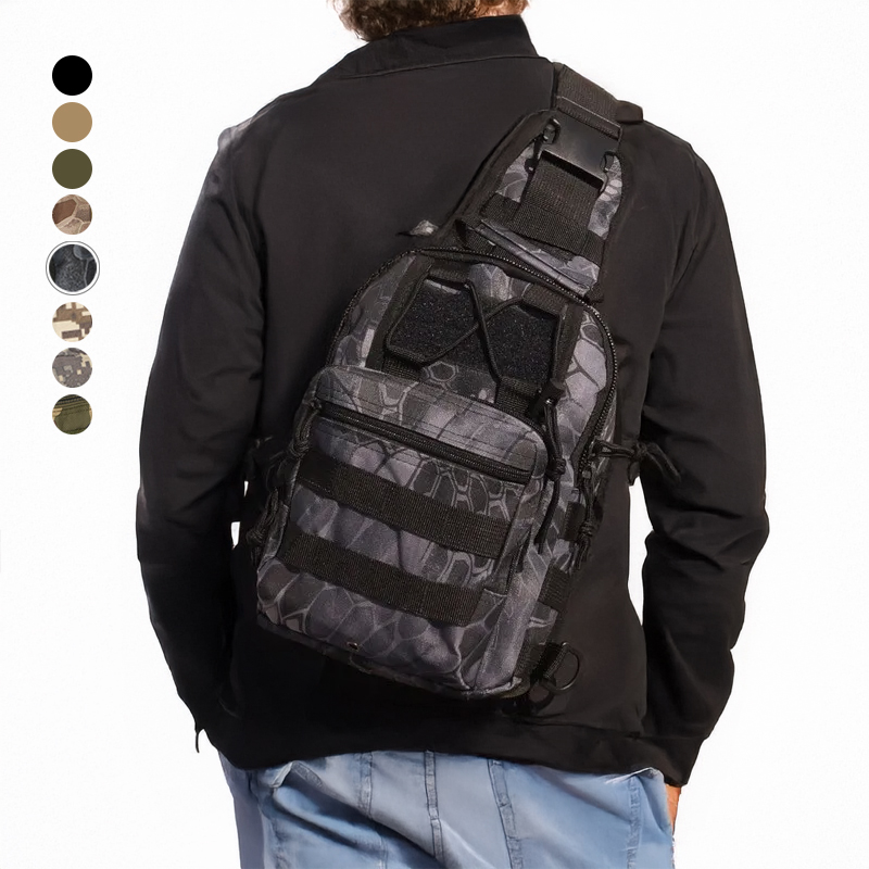 Military Tactical Sling Backpa - Edc Concealed Carry Bag avaliação e preço