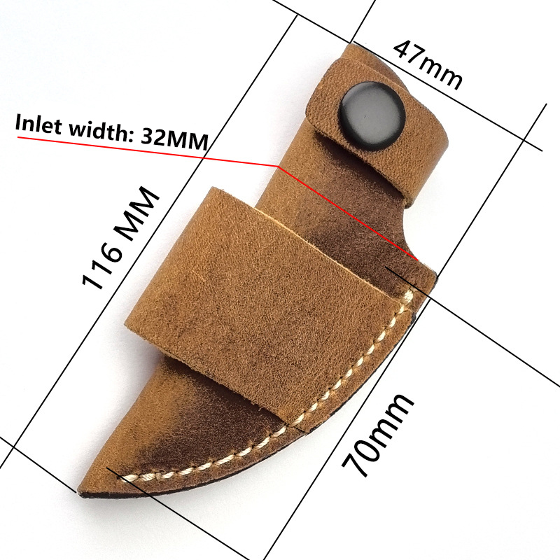 Durable Leather Knife Sheath w - Edc Carry Accessories avaliação e preço