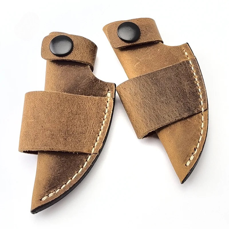 Durable Leather Knife Sheath w - Edc Carry Accessories avaliação e preço