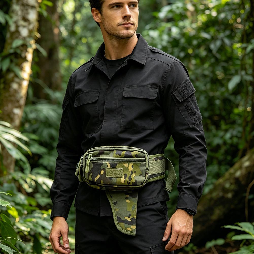 NEW Waterproof Men's Waist Bag - Edc Carry Bag avaliação e preço