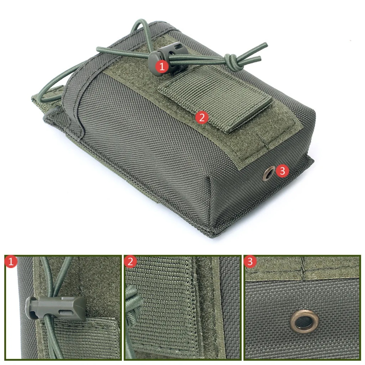 1pc Two Way Radio Holster, Mul - Edc Daily Carry avaliação e preço