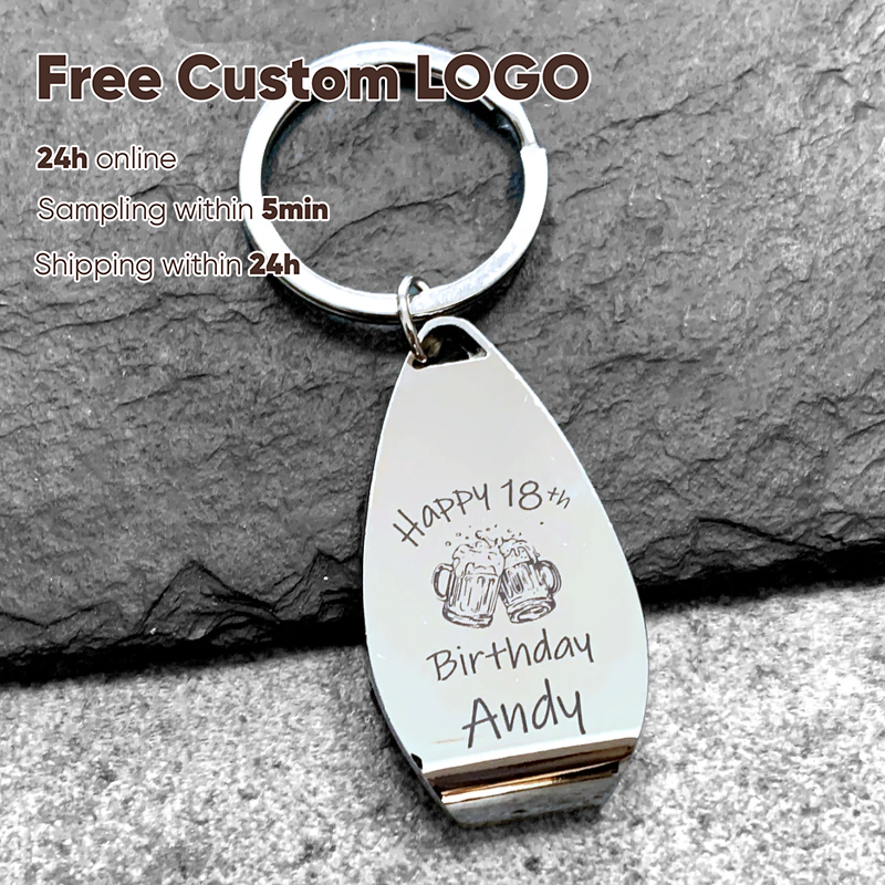 Free Personalized Metal Bottle - Bottle Opener Keyring avaliação e preço
