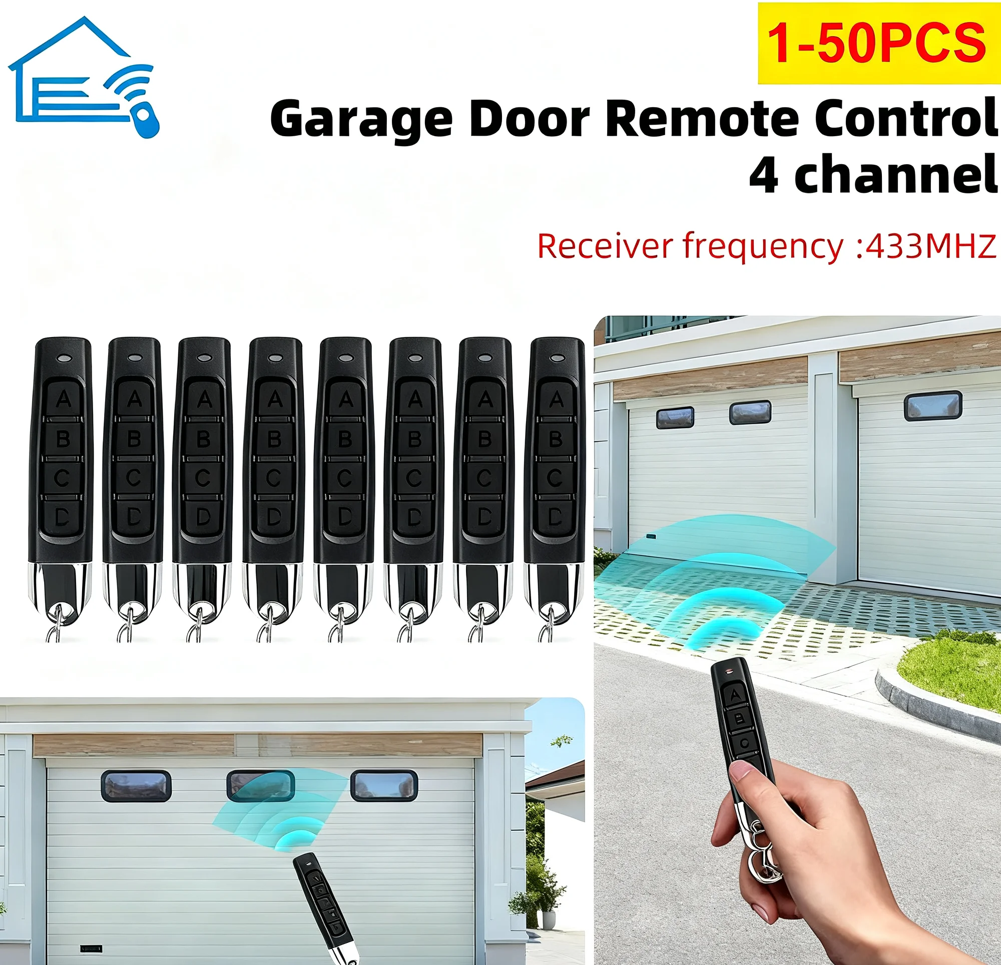 Remote Control 433MHz Car Key  - Bottle Opener Keyring avaliação e preço