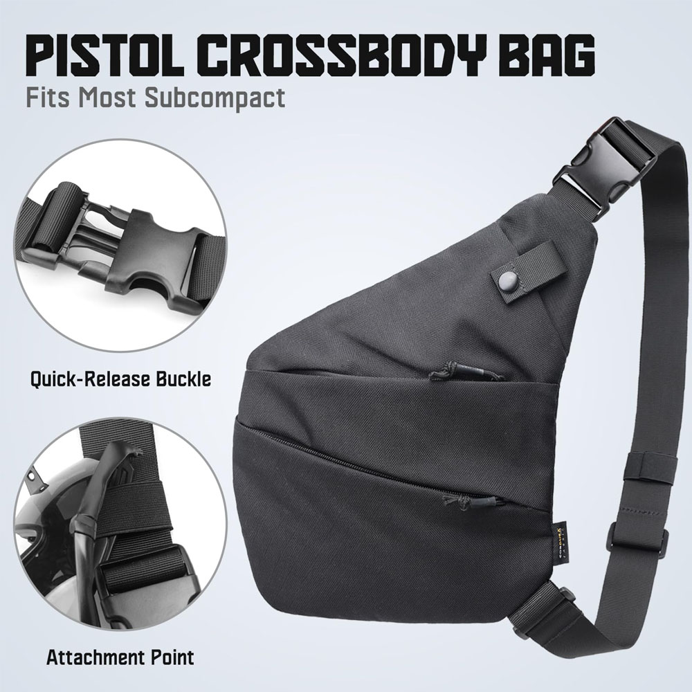 Tactical Concealed Gun Carry B - Edc Concealed Carry Bag avaliação e preço