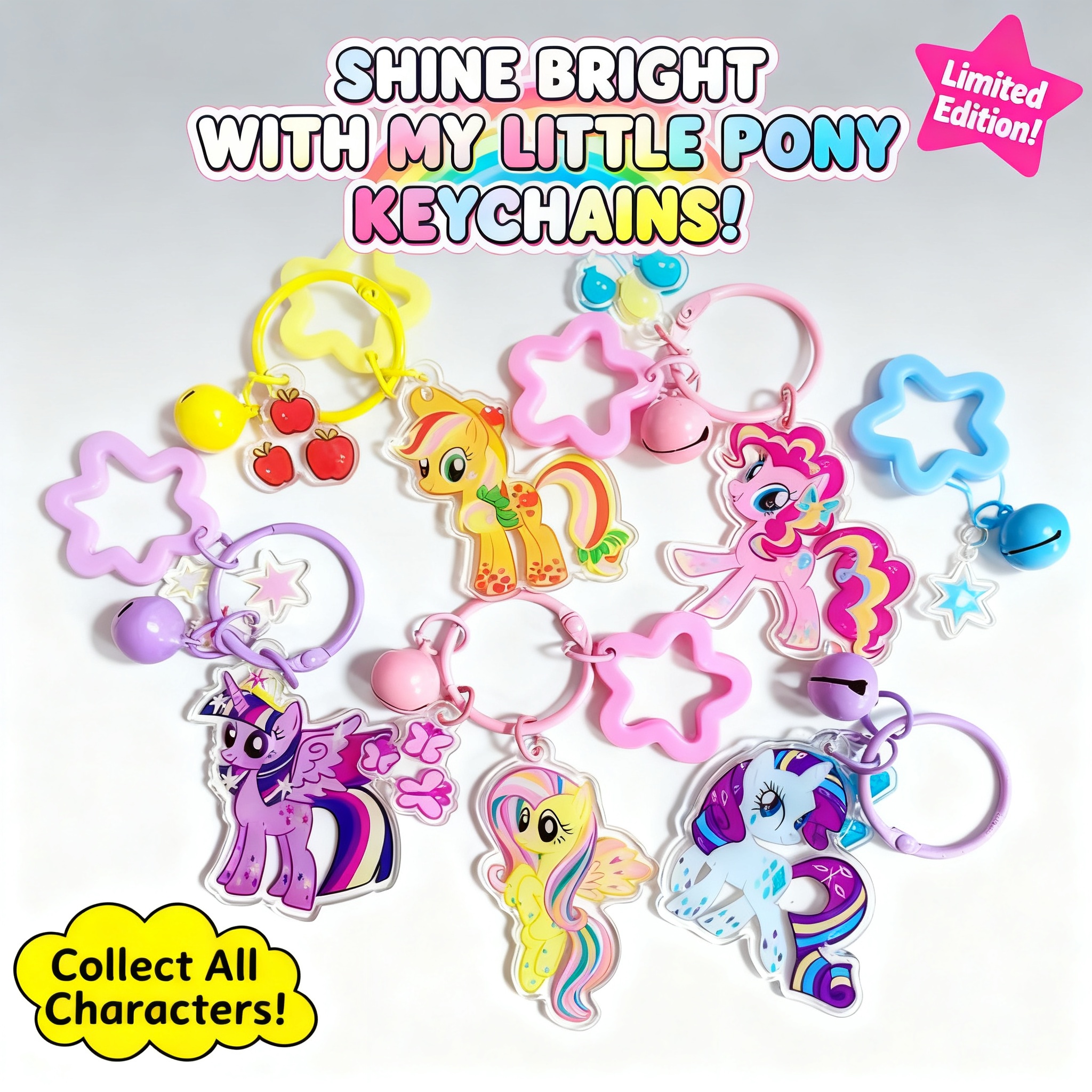 Anime Kawaii Unicorn Keychain  - Carabiner Keychain avaliação e preço