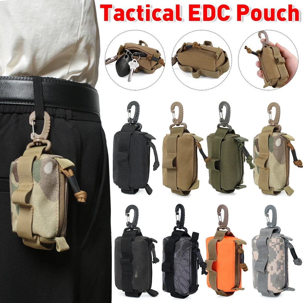 Tactical EDC Pouch Zipper Key  - Edc Carry Case avaliação e preço