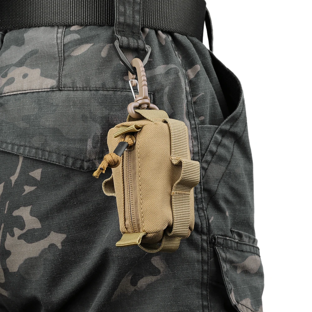 Tactical EDC Pouch Zipper Key  - Edc Carry Case avaliação e preço