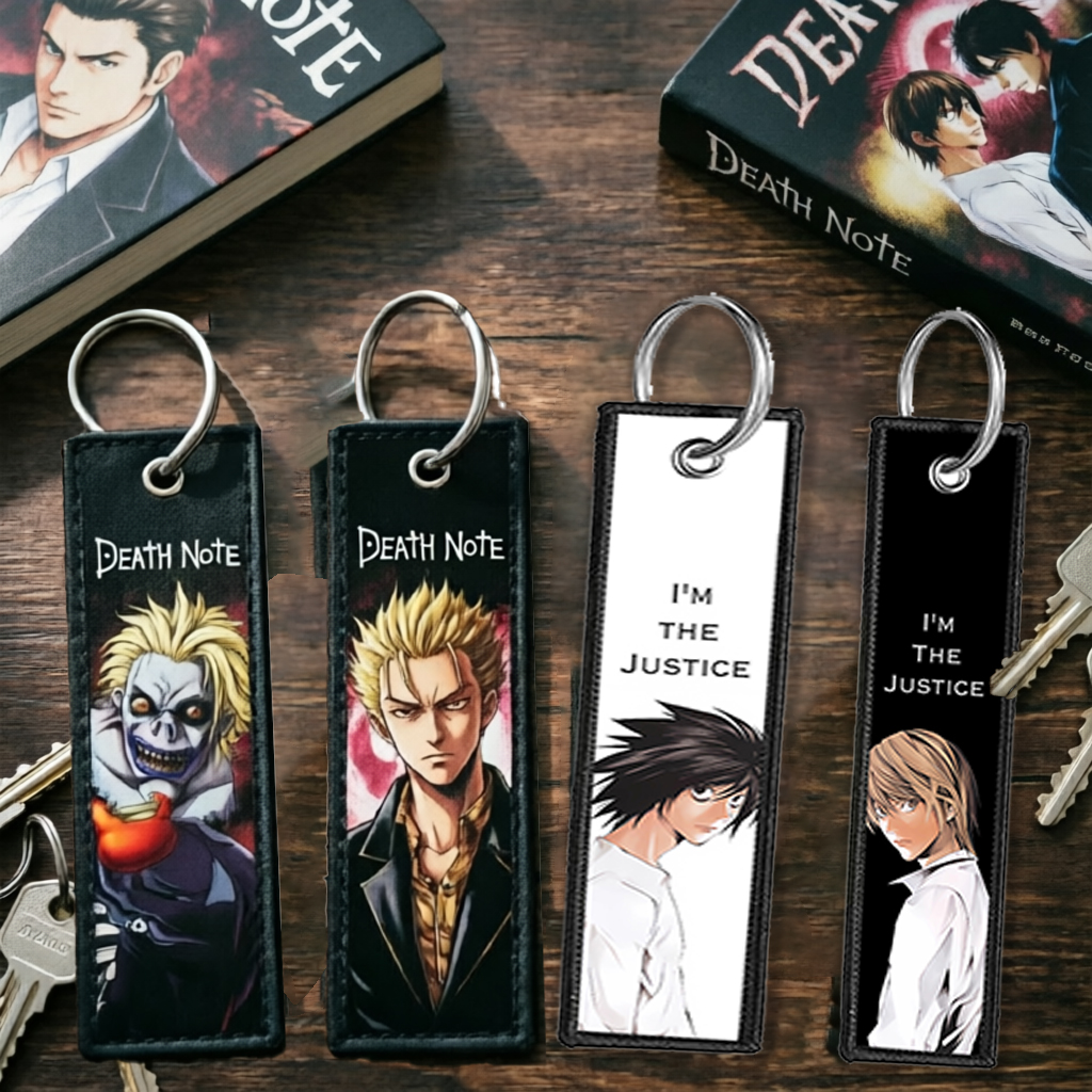 Death Note Ryuuku Ryuk Rem Emb - Carabiner Keychain avaliação e preço