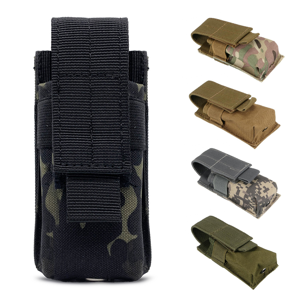 Tactical Molle Flashlight Pouc - Edc Carry Knife avaliação e preço