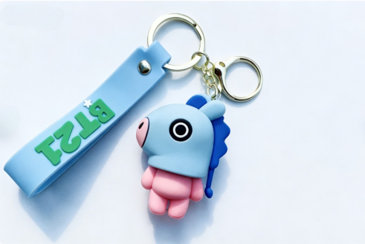 New BT21 Koya RJ Shooky Cooky  - Carabiner Keychain avaliação e preço