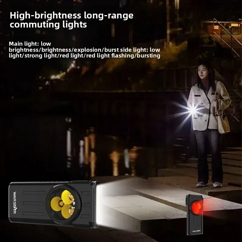 EDC LED Flashlight Portable Ke - Edc Daily Carry avaliação e preço