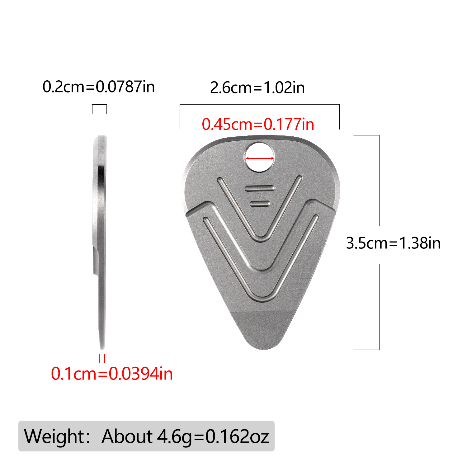 Portable Titanium EDC Pry Tool - Edc Carry Accessories avaliação e preço