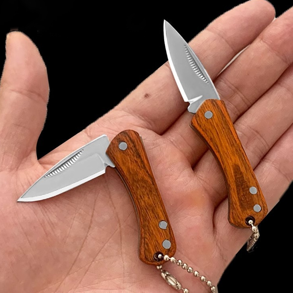 Small Keychain Pocket Knife Ev - Edc Day Carry avaliação e preço