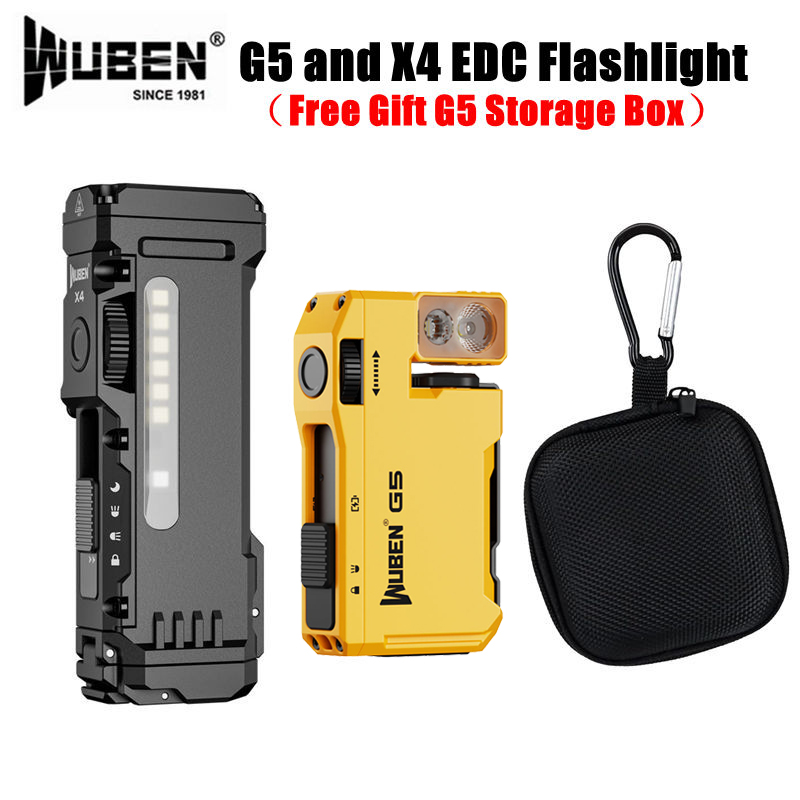 WUBEN G5 & X4 EDC Flashlight R - Edc Carry Flashlight avaliação e preço