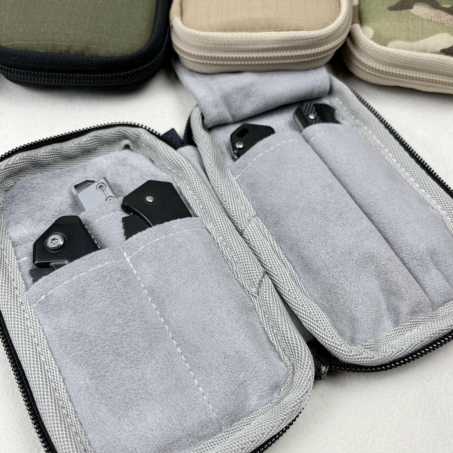 Handmade Fabric Pen Case Knife - Edc Carry Case avaliação e preço