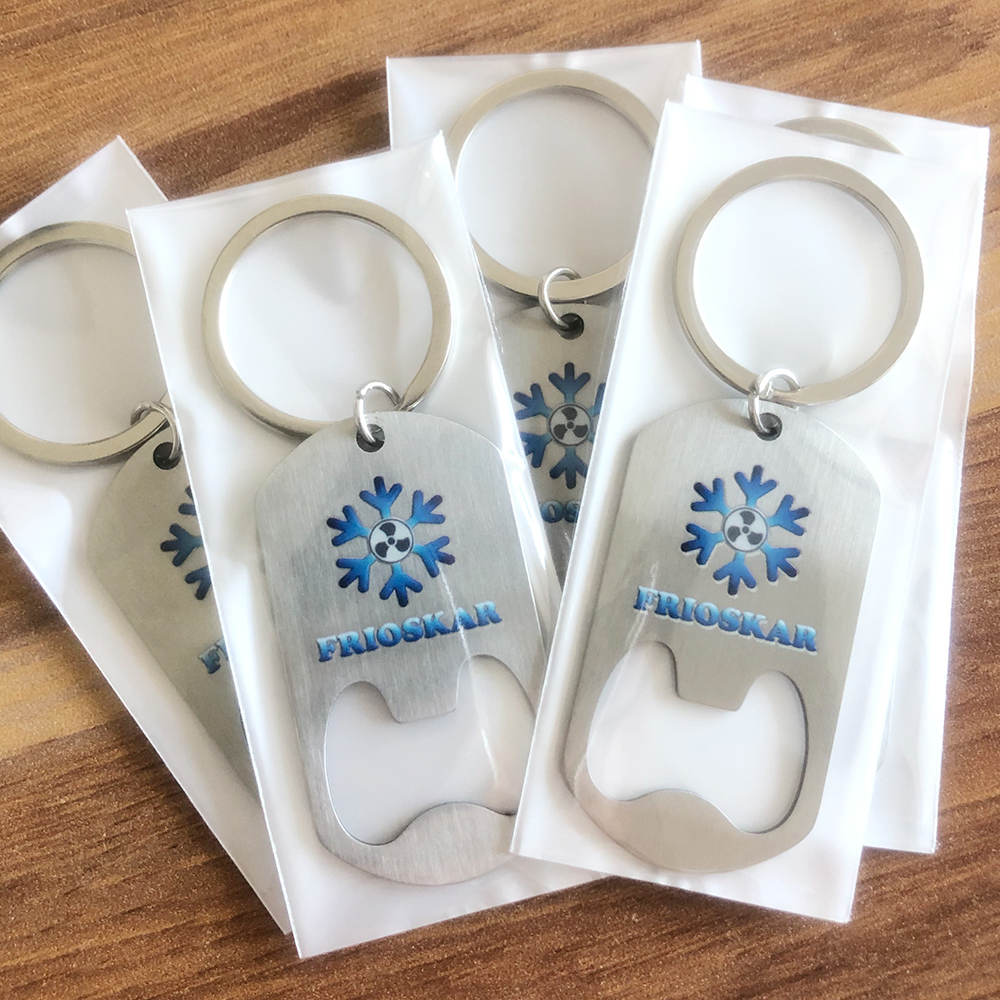 Custom Company Logo Stainless  - Bottle Opener Keyring avaliação e preço