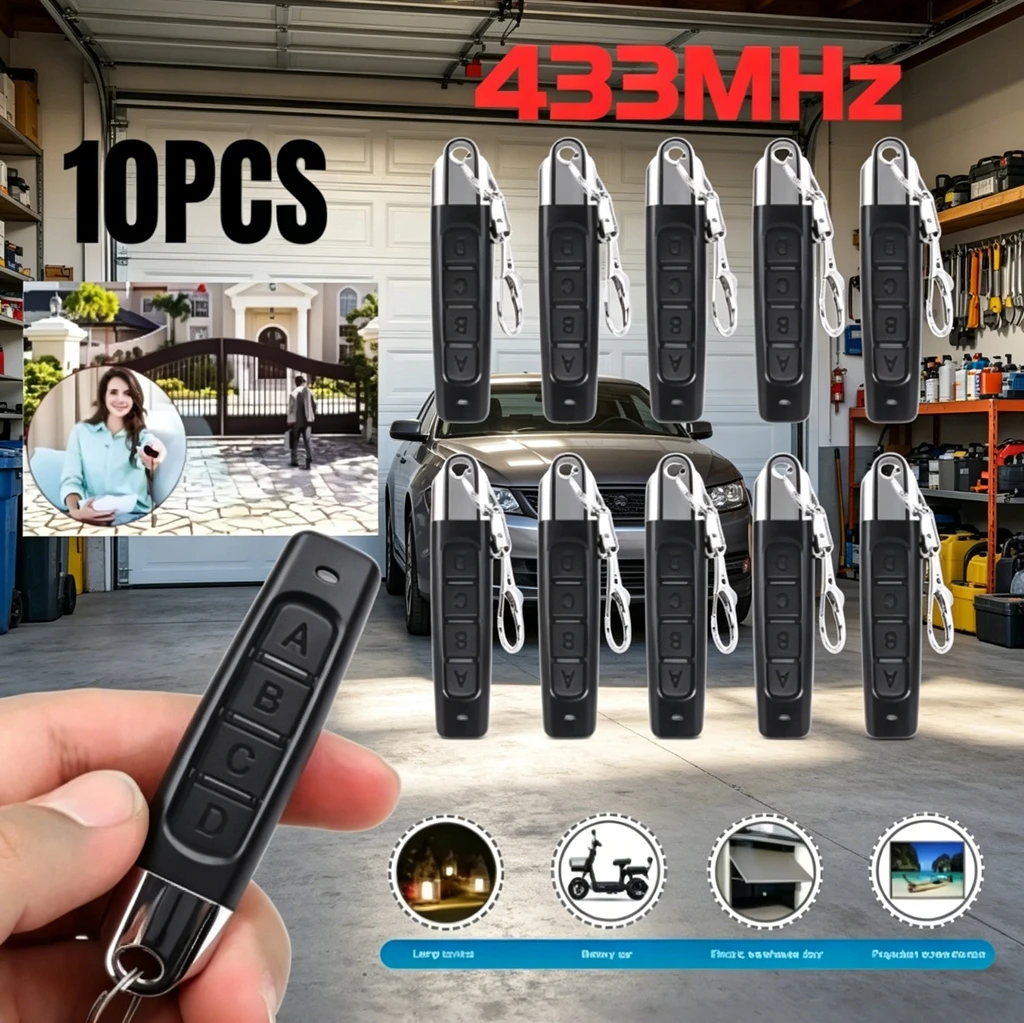 433MHz 4-Button Remote Control - Bottle Opener Keyring avaliação e preço