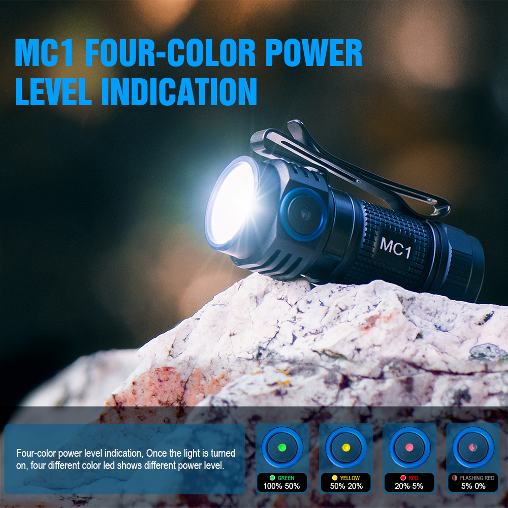 Trustfire MC1 Usb Rechargeable - Edc Carry Flashlight avaliação e preço