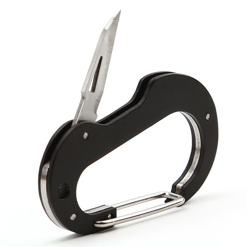 Multitool Carabiner with Mini  - Edc Carry Knife avaliação e preço