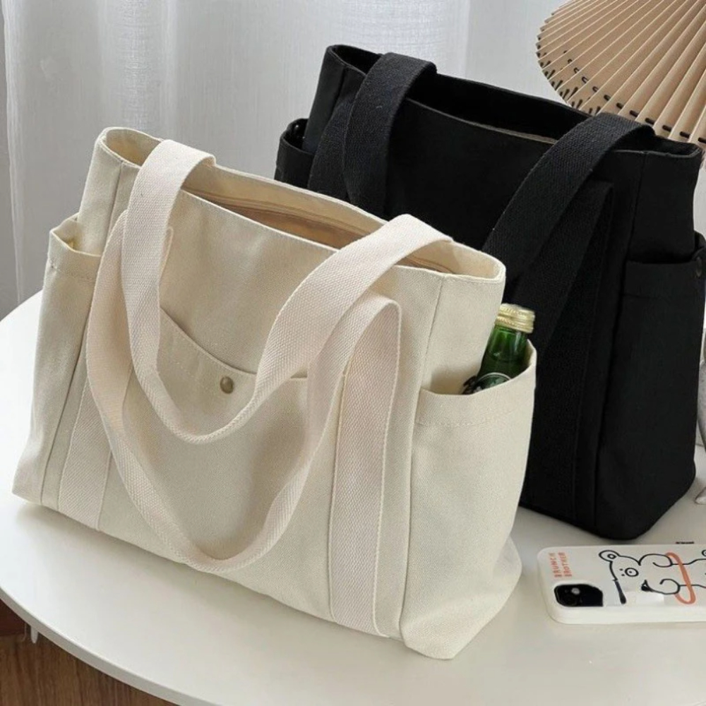 Large Capacity Canvas Tote Bag - Edc Carry Bag avaliação e preço