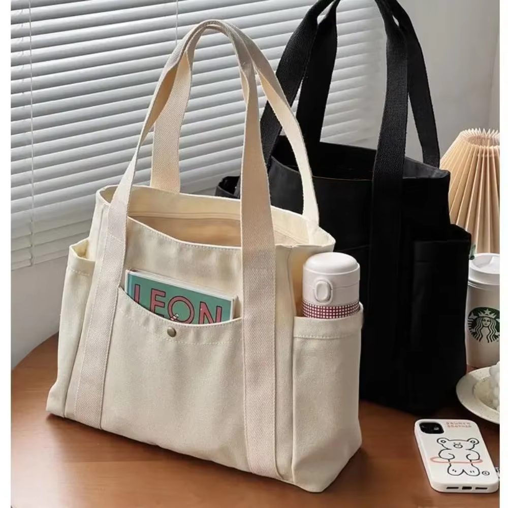 Large Capacity Canvas Tote Bag - Edc Carry Bag avaliação e preço