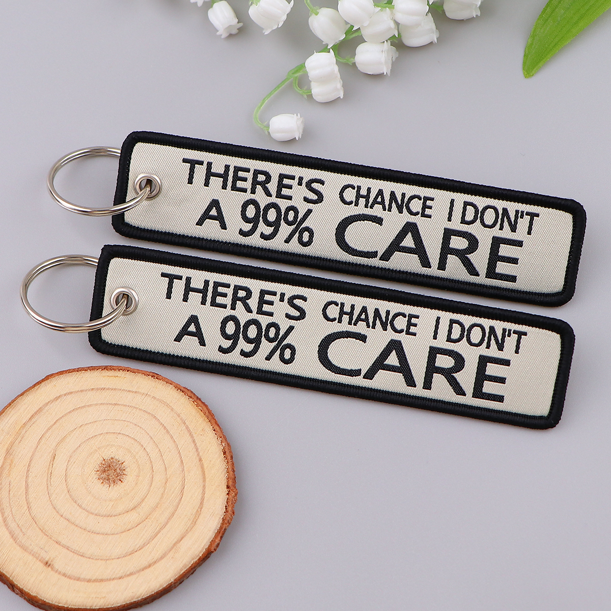 Van Gogh Embroidery Key Fobs K - Carabiner Keychain avaliação e preço