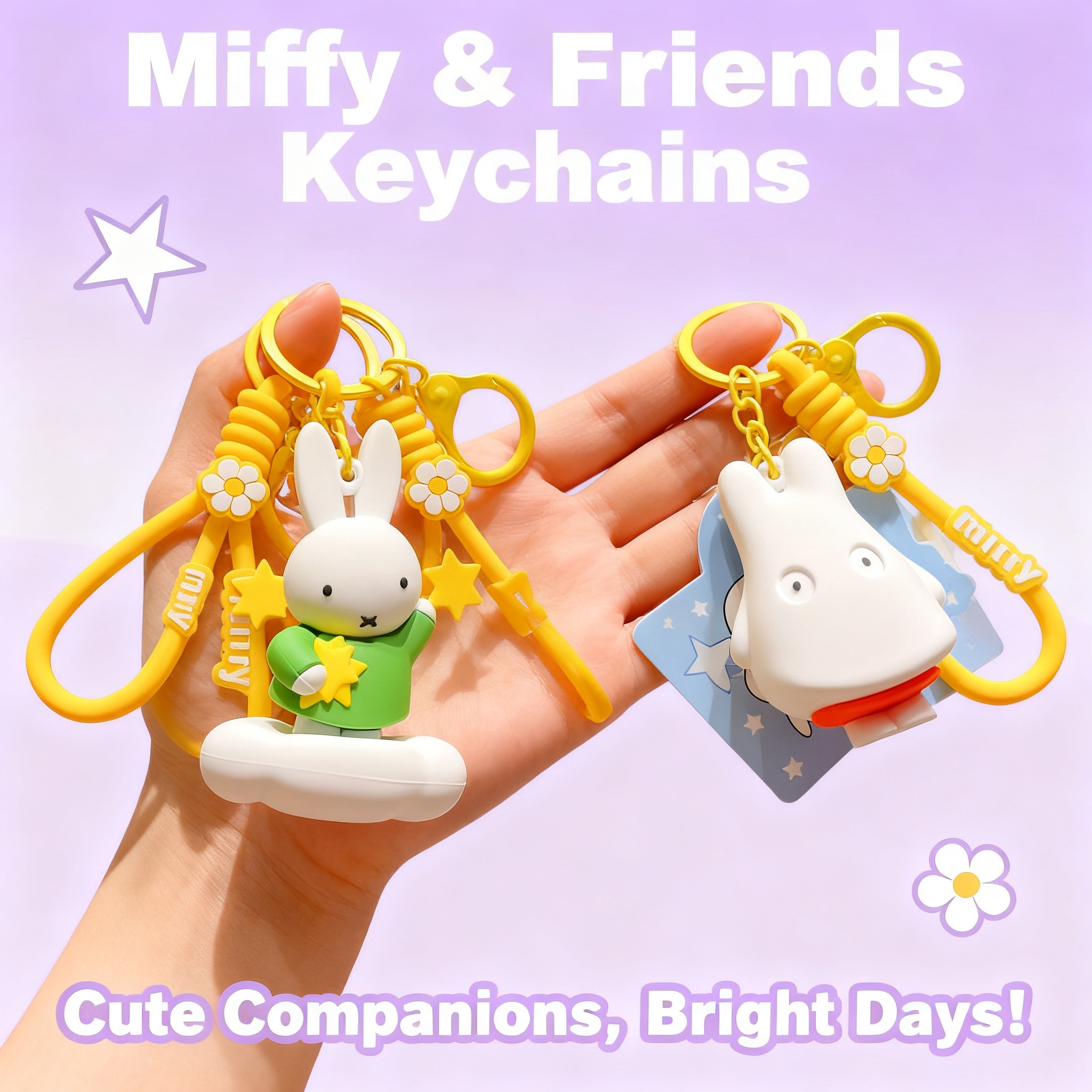 Authentic Miffy Night Party Ke - Carabiner Keychain avaliação e preço
