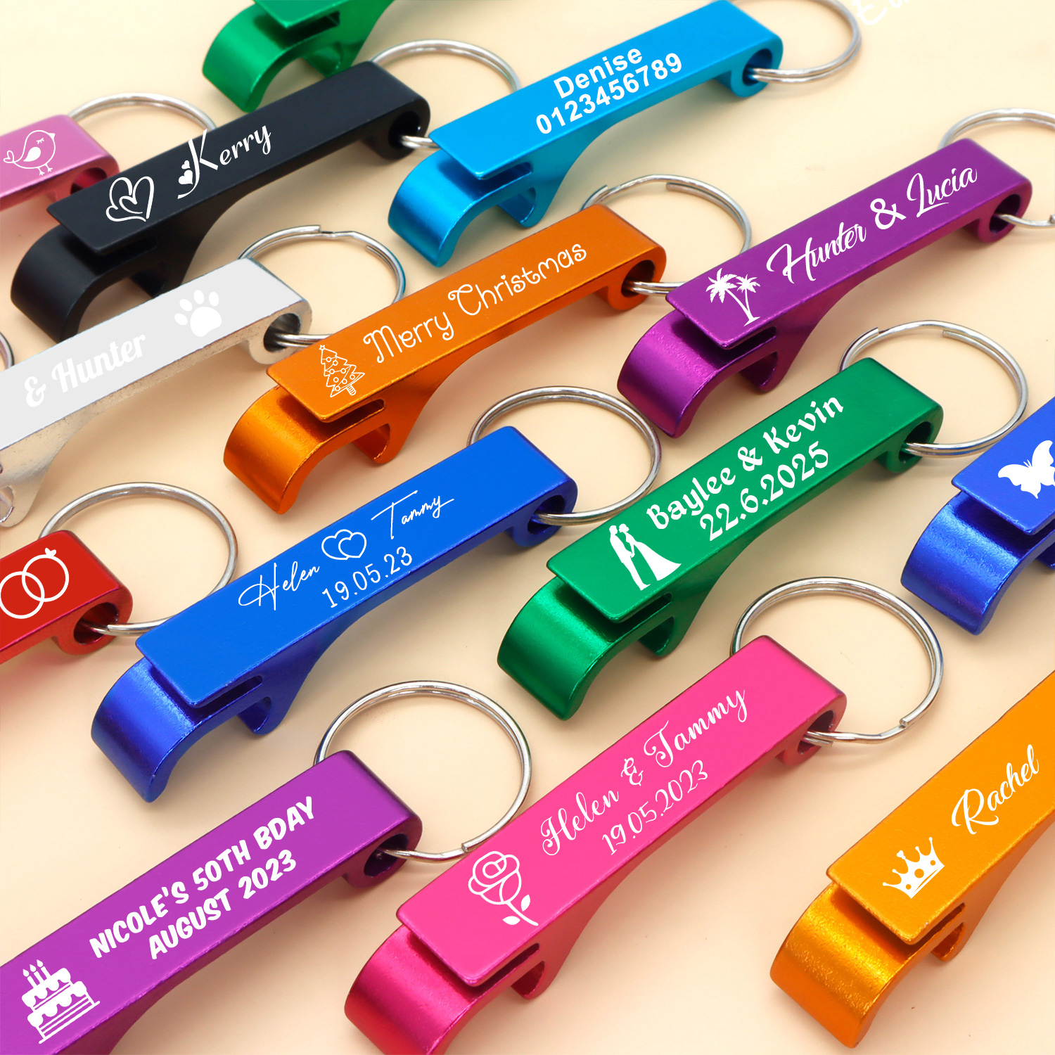Keychain Custom Logo Key Ring  - Bottle Opener Keyring avaliação e preço