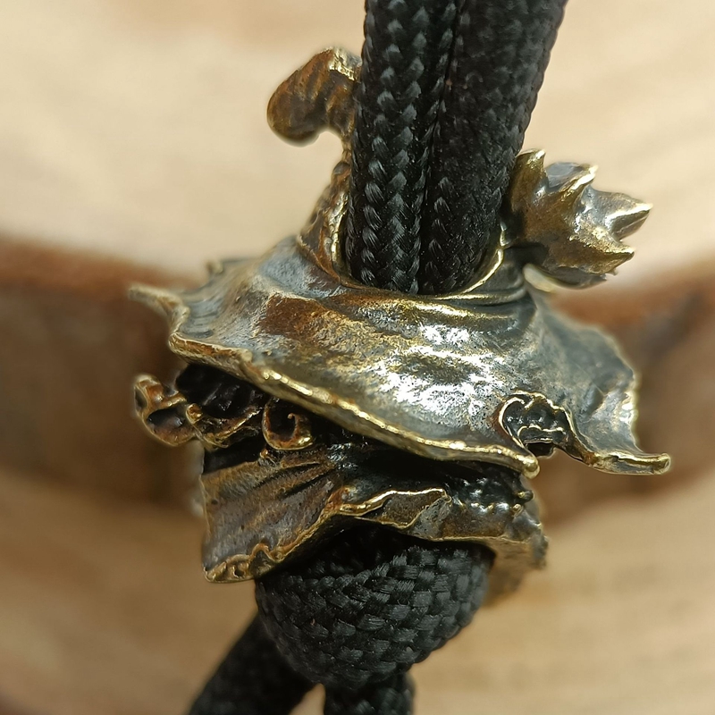 Traveler Head Brass Knife Bead - Edc Carry Knife avaliação e preço