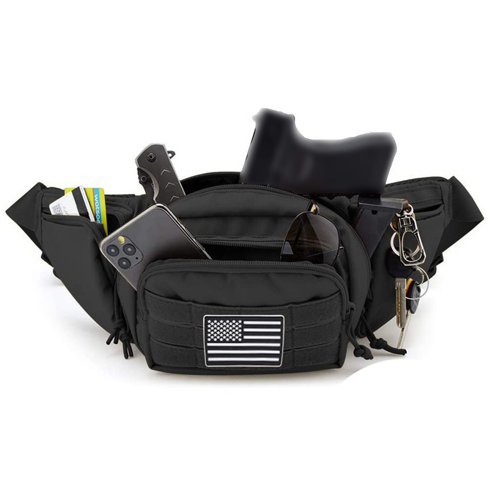 Tactical Fanny Pack Gun Holste - Edc Concealed Carry Bag avaliação e preço