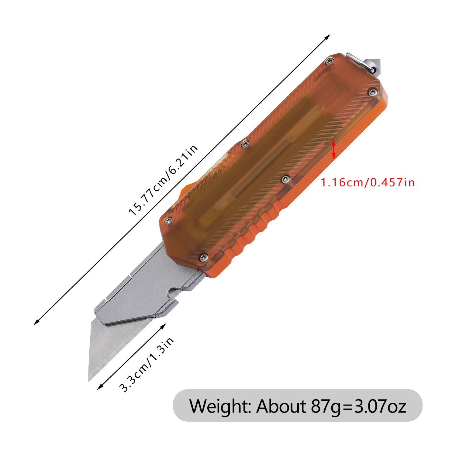 Two-piece aluminum alloy combi - Edc Day Carry avaliação e preço