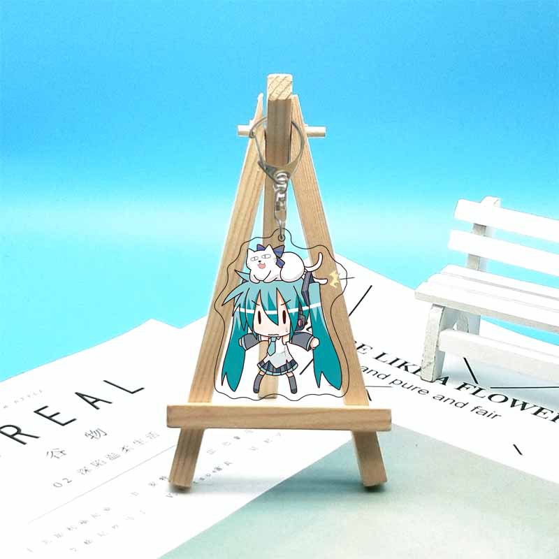 Hatsune Miku Anime Acrylic Cut - Carabiner Keychain avaliação e preço
