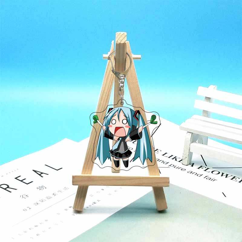 Hatsune Miku Anime Acrylic Cut - Carabiner Keychain avaliação e preço