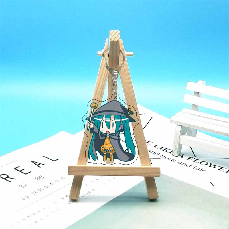 Hatsune Miku Anime Acrylic Cut - Carabiner Keychain avaliação e preço